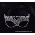 fashion metal silver plated crystal masquerade sex party masky